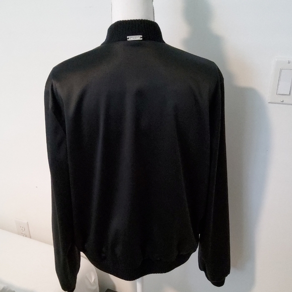 St. John Satin Bomber Jacket - Picture 5 of 11